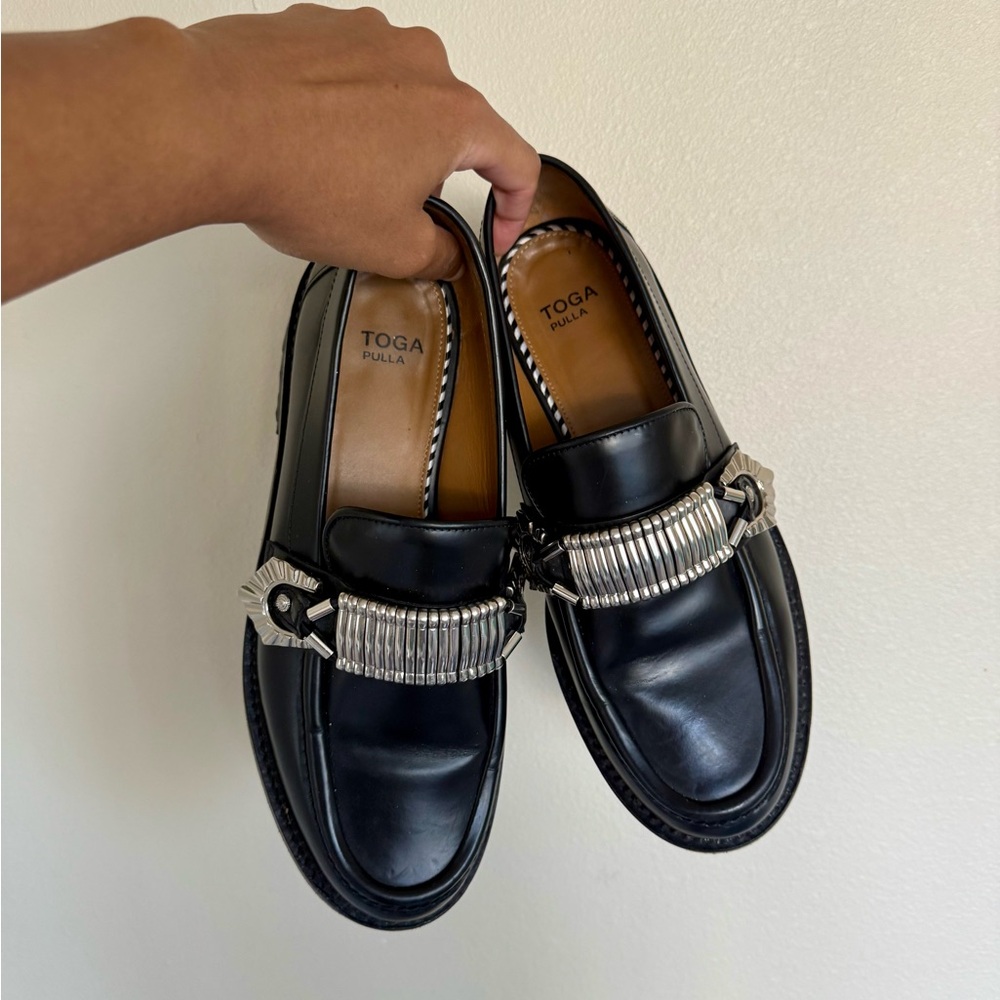 TOGA Pulla Black Loafers